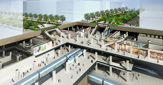 天津于家堡金融区地下空间综合开发