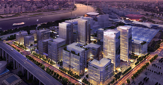 上海世博园区B片区央企总部地下空间综合开发