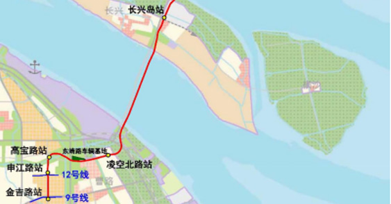上海轨交崇明线一期