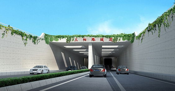 湖北武汉三阳路越江隧道