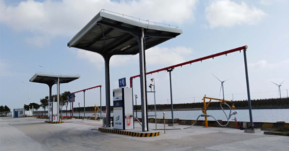 上海老港固废基地LNG船舶加注示范站